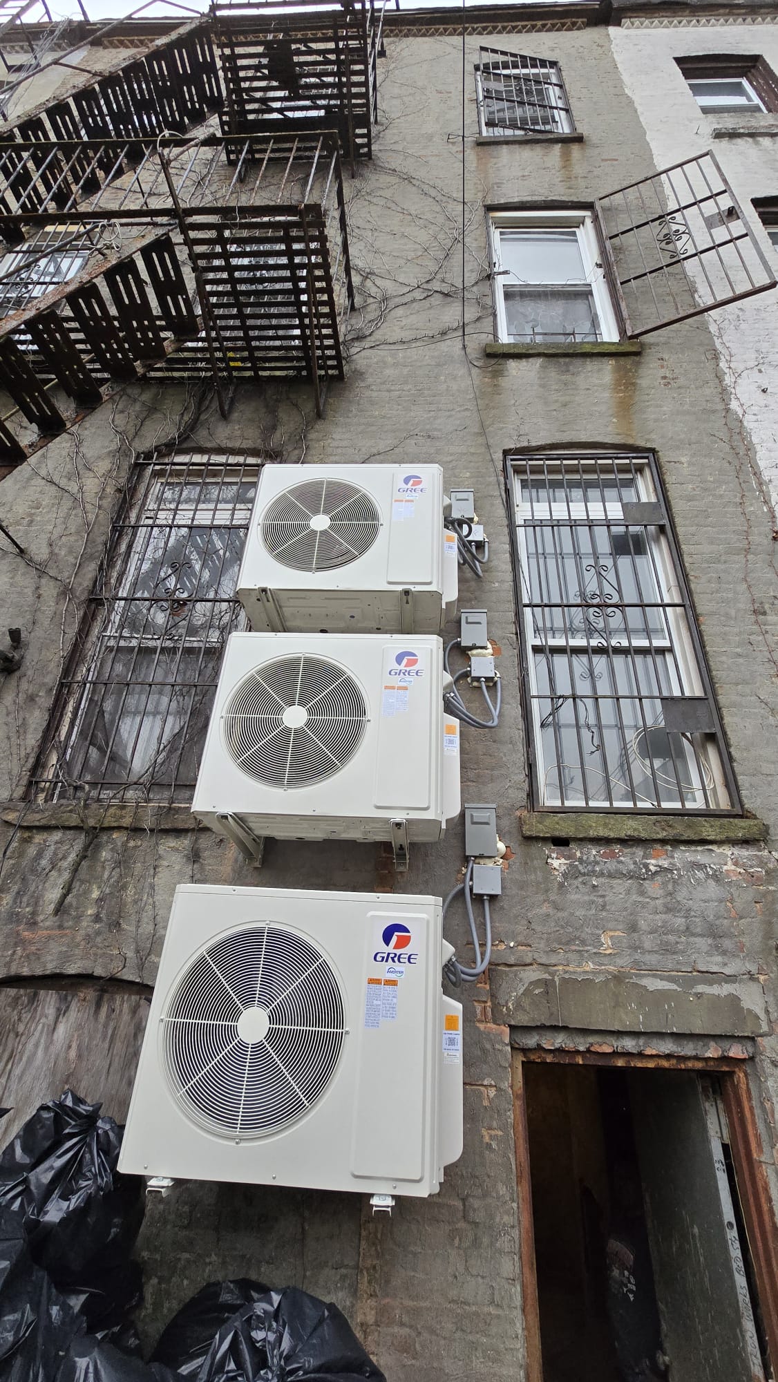 Exterior Mini-Split Condenser Units